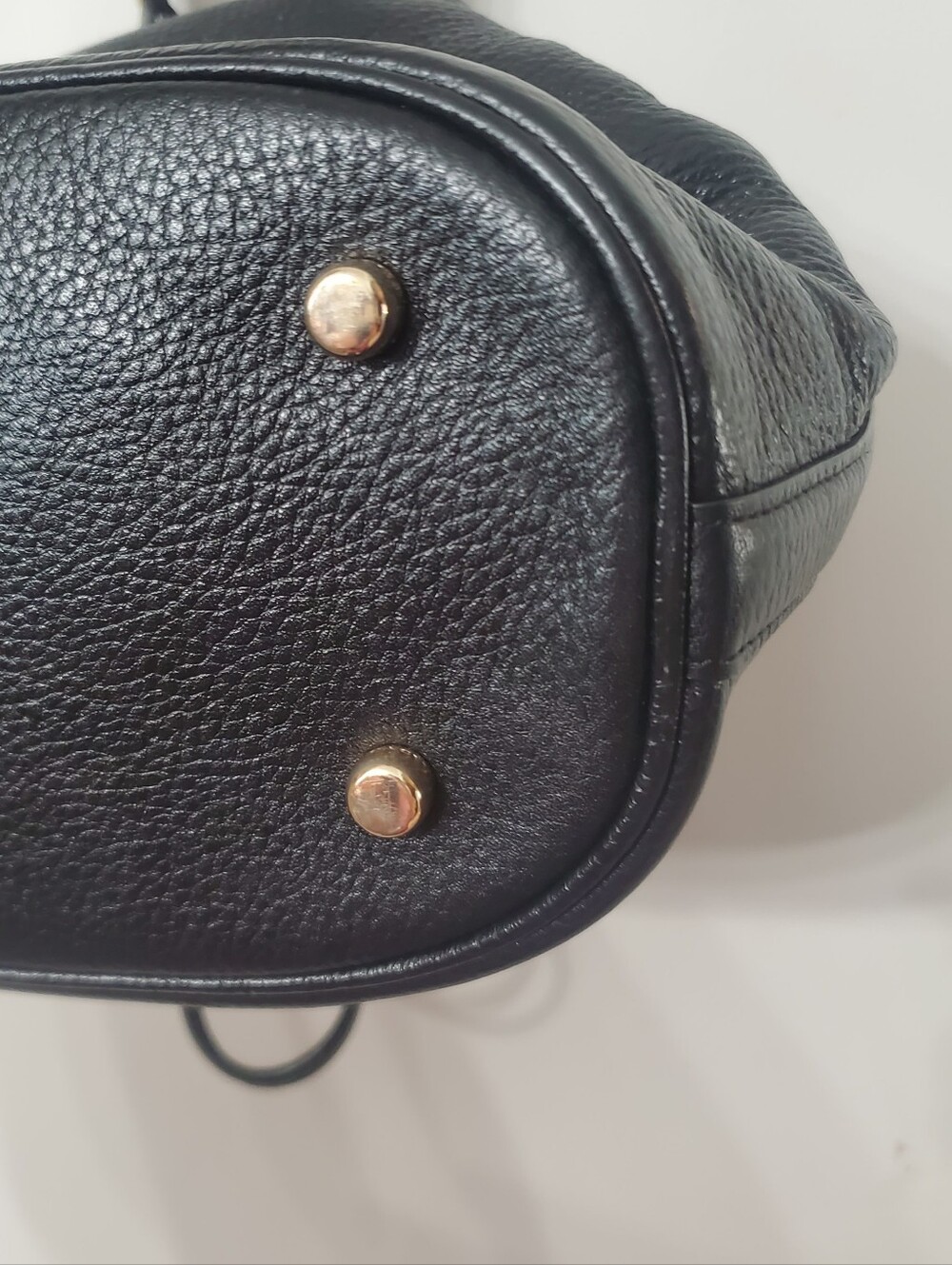 COACH Dempsey Crossbody Bucket Bag Black Leather With Gold Hardware - Picture 7 of 14